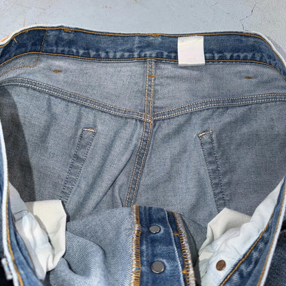 Levis 501 Vintage Y2K XX Straight Leg Jeans Blue Light Wash 44x30 Act 40x26