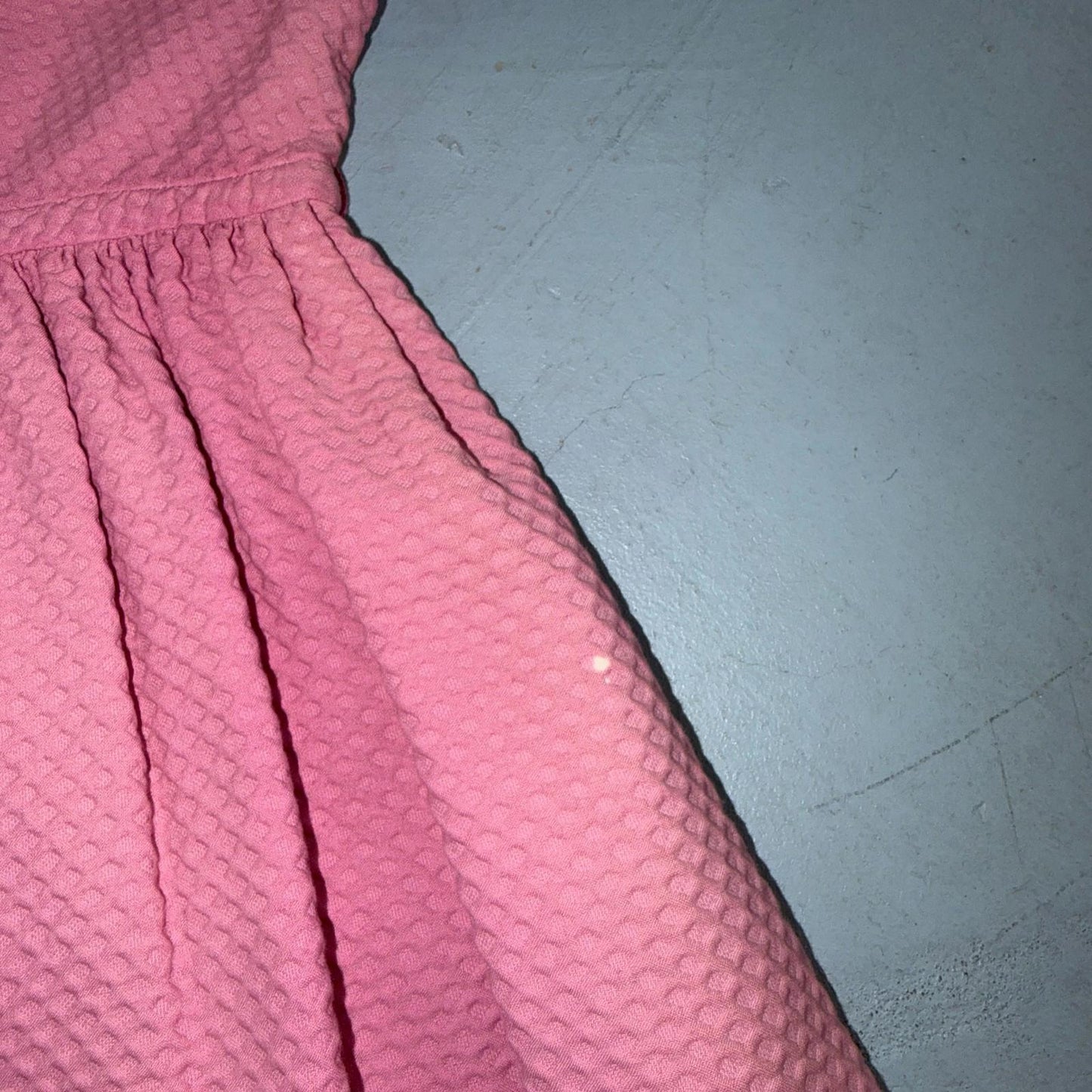 VTG 1950s Pink Dress Dorian? Small California Designer Rockabilly Long Bolo