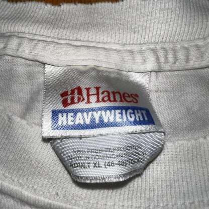 Hanes All State Cool Graphic Y2K Vintage T Shirt Carnival Ferris Wheel Balloons