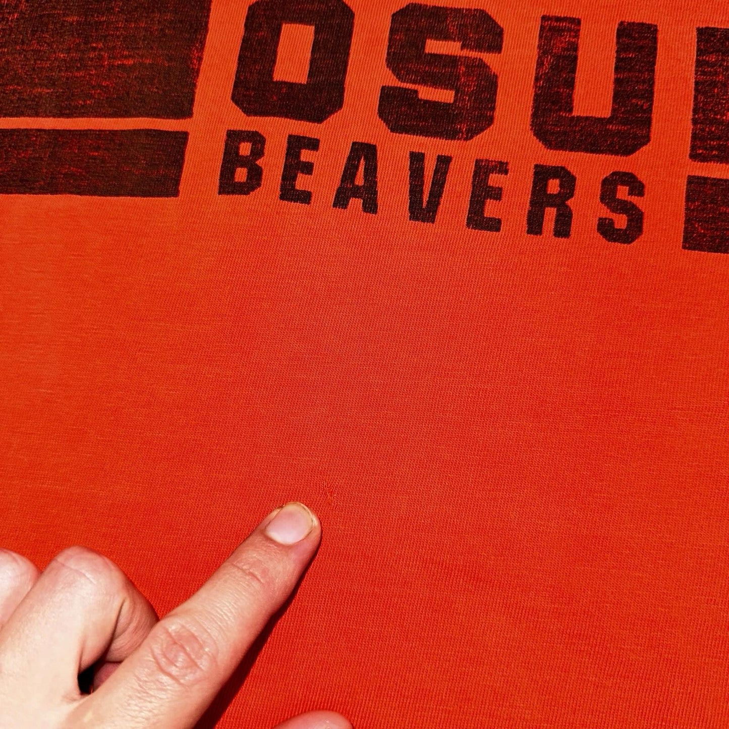 OSU Oregon State USA 70s 1970 VTG T Shirt USA Beavers RARE Single Stitch XL