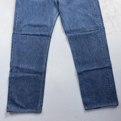 Levis 501 Vintage 80s USA XX Straight Leg Jeans Blue Dark Wash 40x34 Act 38x30