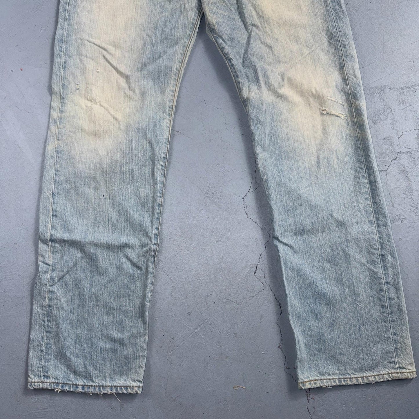 Levis 501 Vintage Y2K 90s XX Straight Leg Jeans Blue Light Wash 34x32 Act 33x32