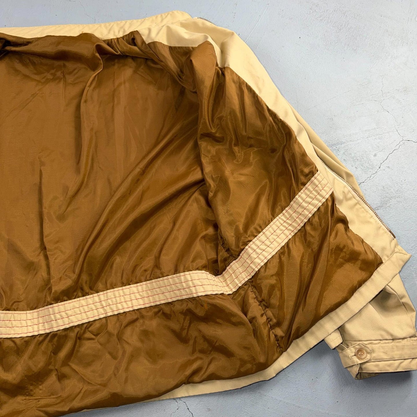 VTG 1960s 60s Sportswear Jacket Rockabilly Long Sleeve Talon Ricky Windbreaker