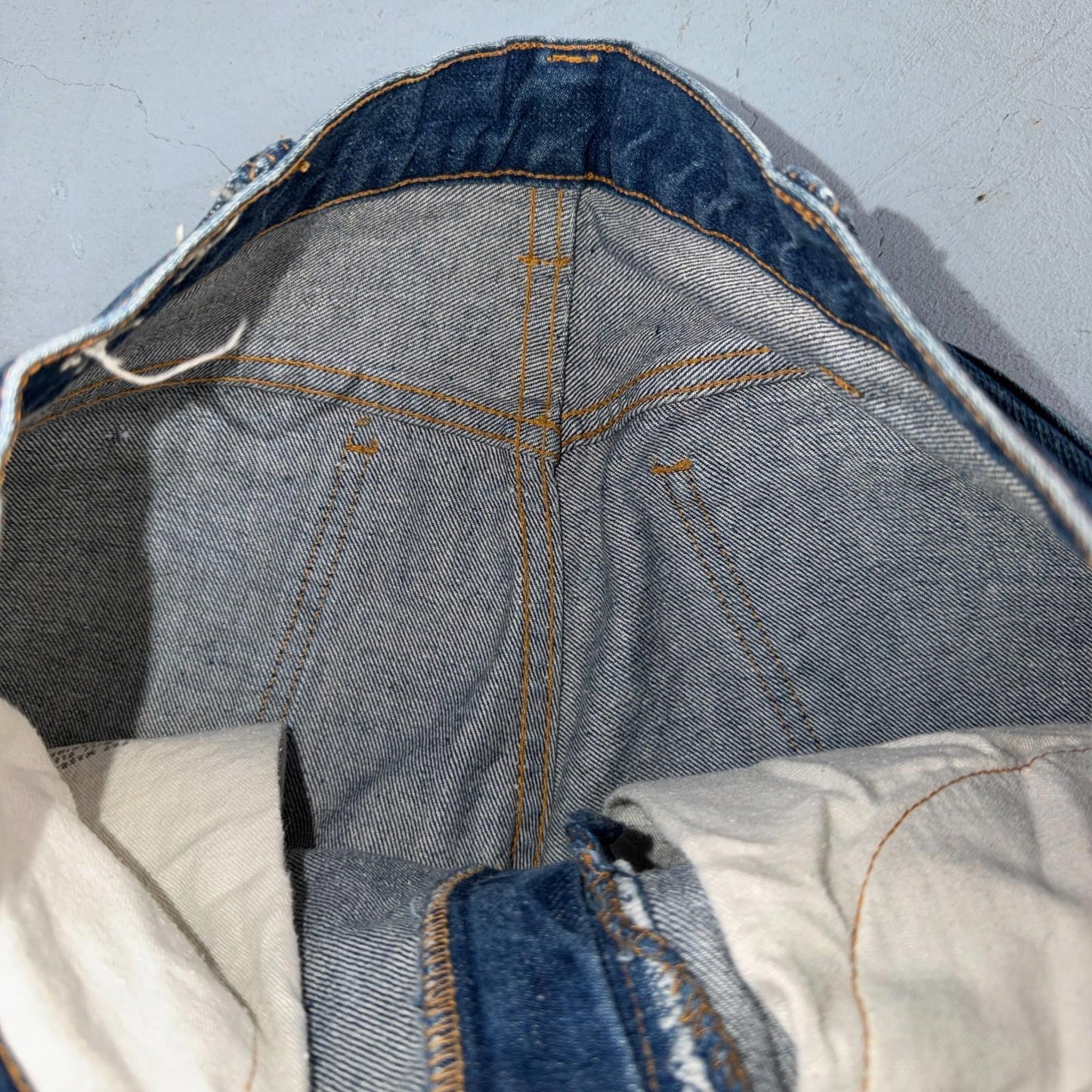 Levis Big E Vintage 60s Orange Tab 646 Bell Bottoms Denim Jeans Bootcut 31x29