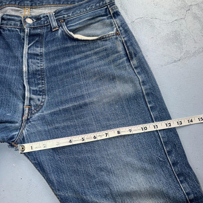 Levis 501 Big E Vintage 60s Redline Selvedge USA XX 1960s Jeans 36x32 Act 34x28