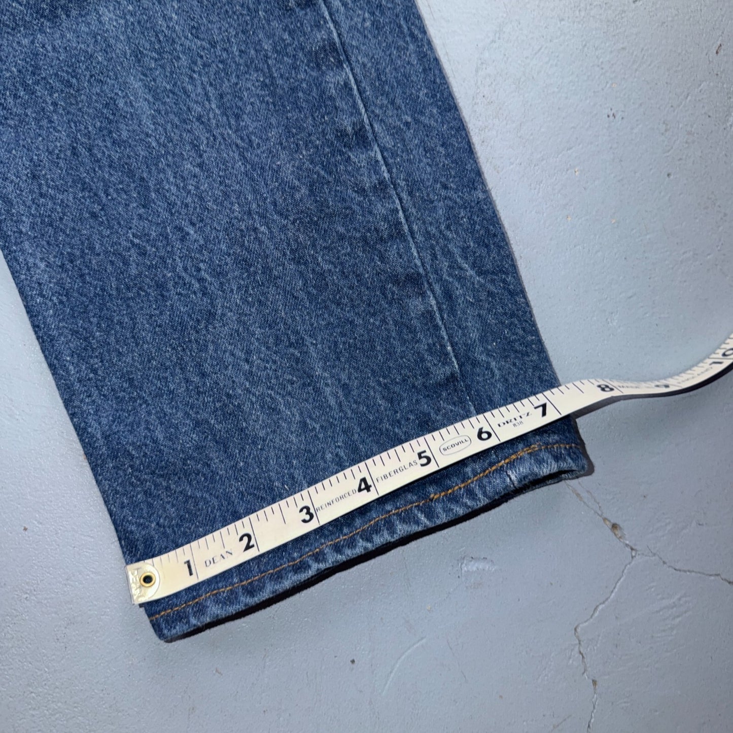 Levis 501 Vintage 80s USA XX Straight Leg Jeans Blue Med Wash 30x32 Act 26x28