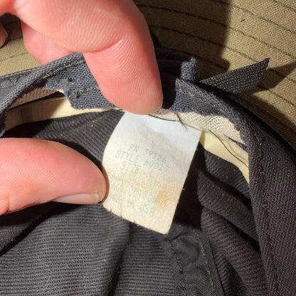 Filson VTG Tin Cloth Packer Hat Made in USA Large Used Worn Canvas USA 80s
