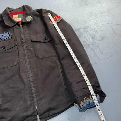 VTG WearGuard Mechanic Work Jacket Workwear New Found Glory Rock Detroit Music