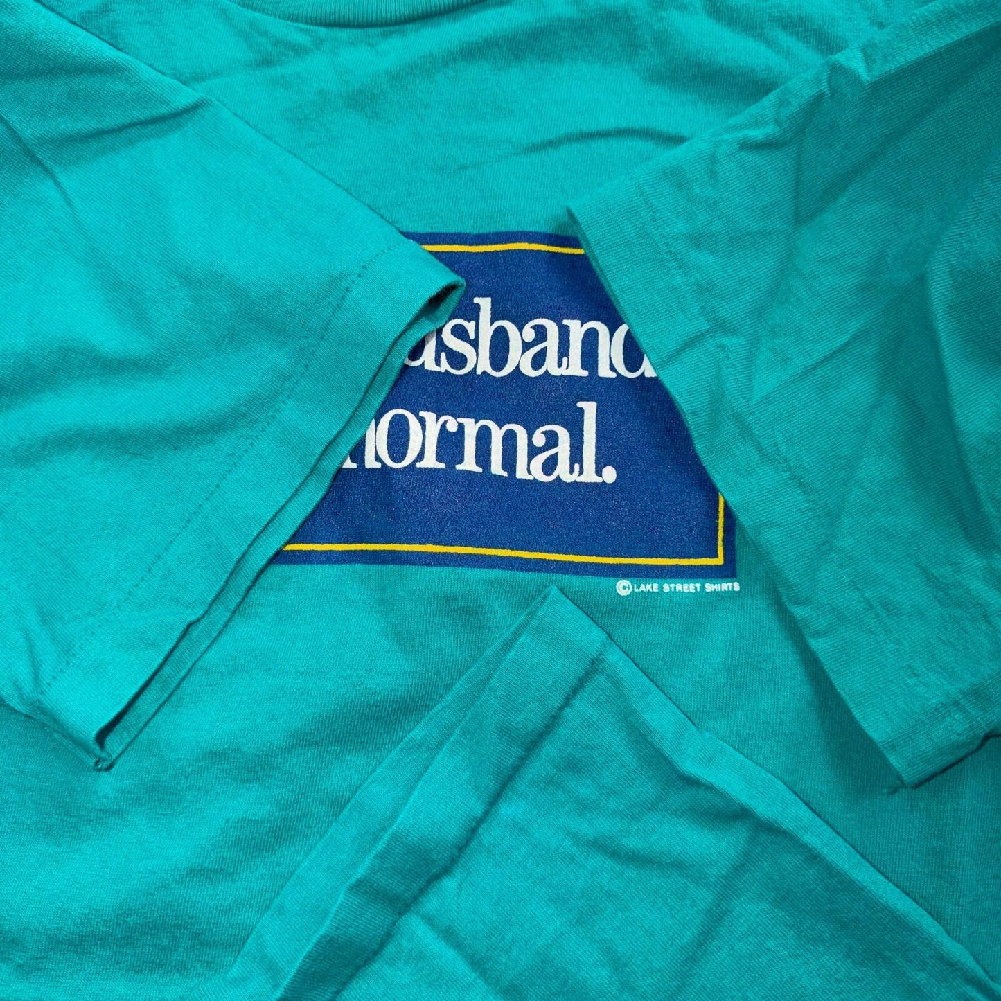 Next Husband Will Be Normal Vintage T Shirt Funny Quote Text Life USA XL LOL