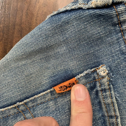 Levis 517 XX Vintage 70s Denim Jeans 501 35x31 Orange Tab Boot Cut