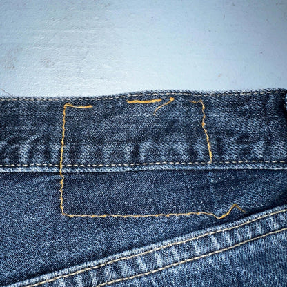 Levis 501 Vintage Y2K 90s XX Straight Leg Jeans Blue Med Wash 38x34 Act 39x34