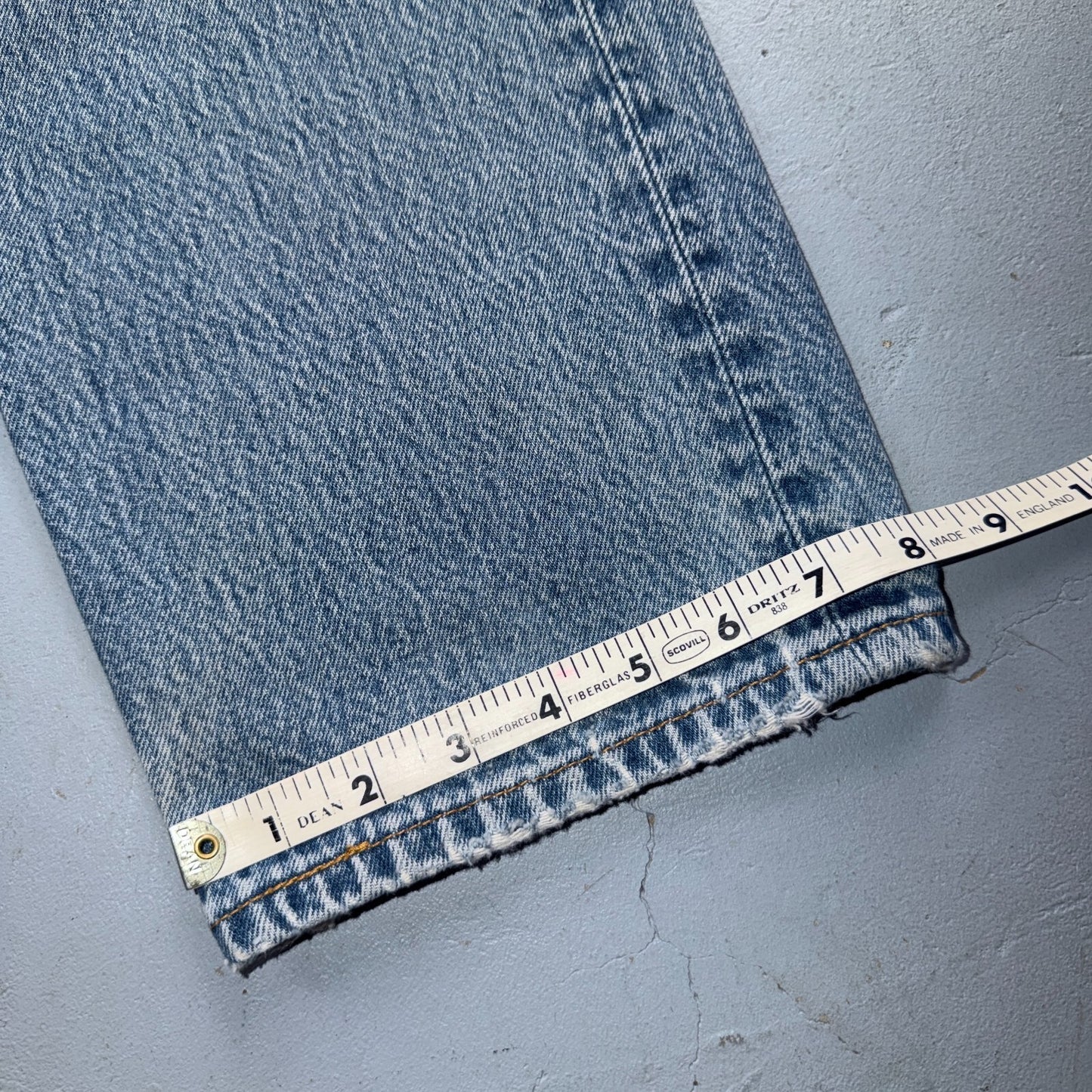 Levis 501 Vintage 90s Y2K XX Straight Leg Jeans Blue Light Wash 36x34 Act 33x30
