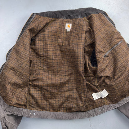 Carhartt Vintage J97 GVL Detroit Blanket Lined Jacket Size XL Tall Gray