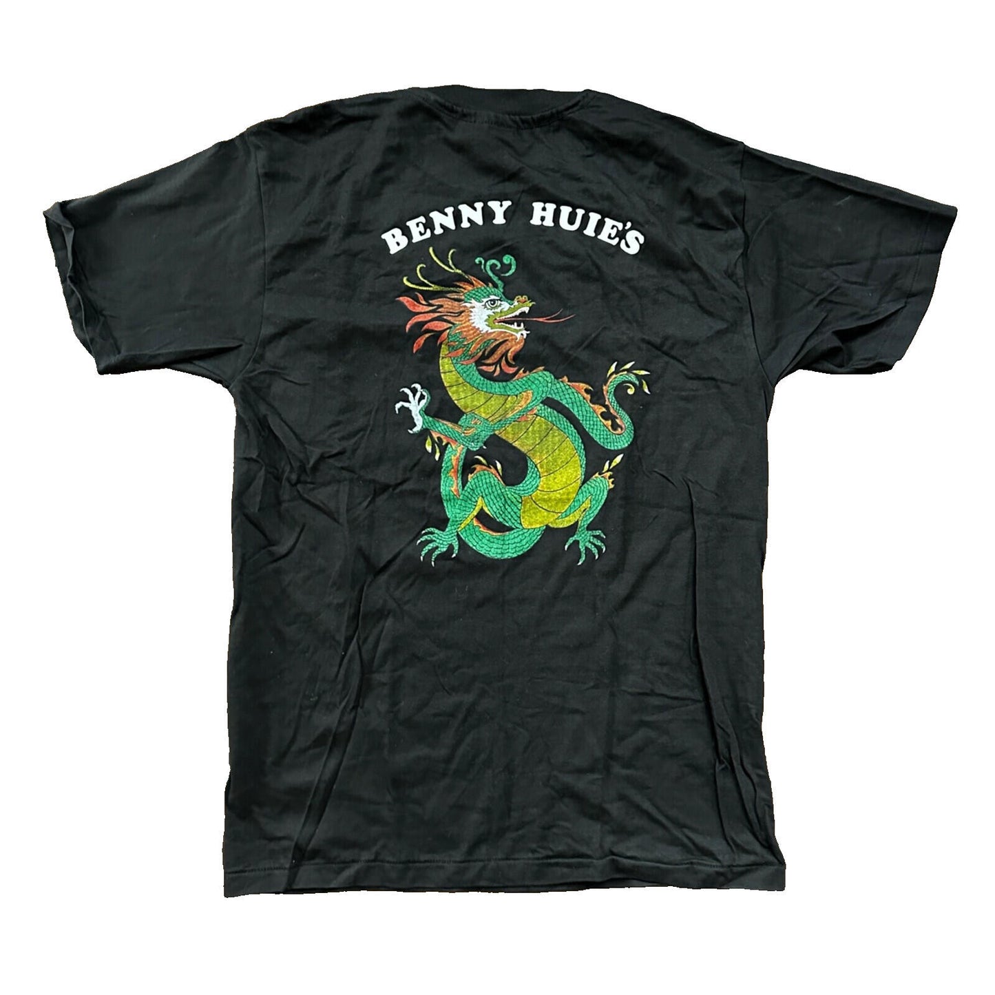 Chinese Art Dragon Sheridan Oregon Vintage T Shirt PDX Portland Food Asian 90s