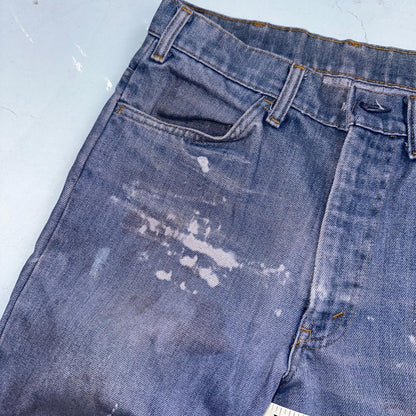 Levis 646 Vintage 70s USA Orange Tab Bootcut Flare Blue Bell Bottom Jeans 29x28