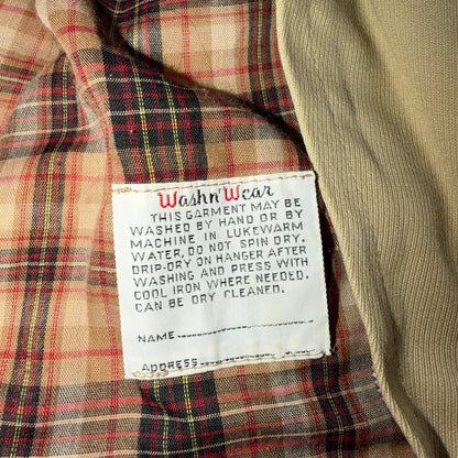 VTG 50s 60s Sportswear Mid Length Jacket Car Coat Blazer Overcoat Belted Rain