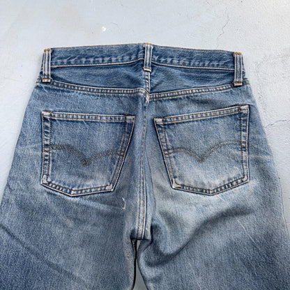 Levis 501 Vintage 80s Redline Selvedge USA XX Jeans Light Wash 30x31 Act 28x25