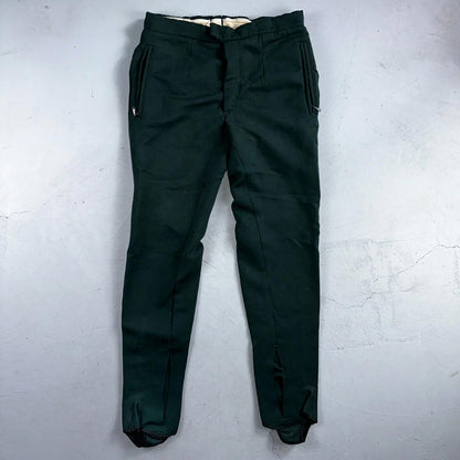Vintage 1960s Othmar Schneider Sears Roebuck Green Ski Pants Sz S Snow 60s
