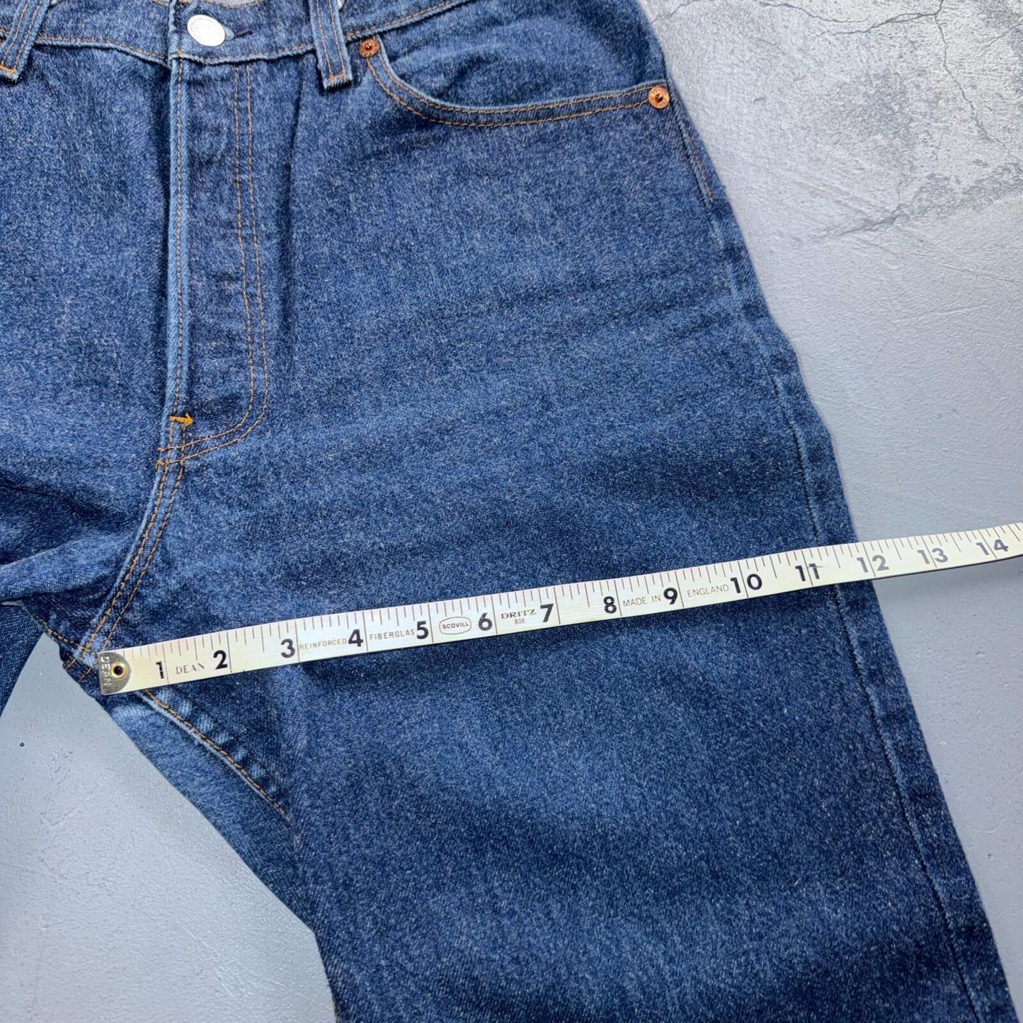 Levis 501 Vintage 80s USA XX Straight Leg Jeans High Rise Sz 13 Womens Act 28x32