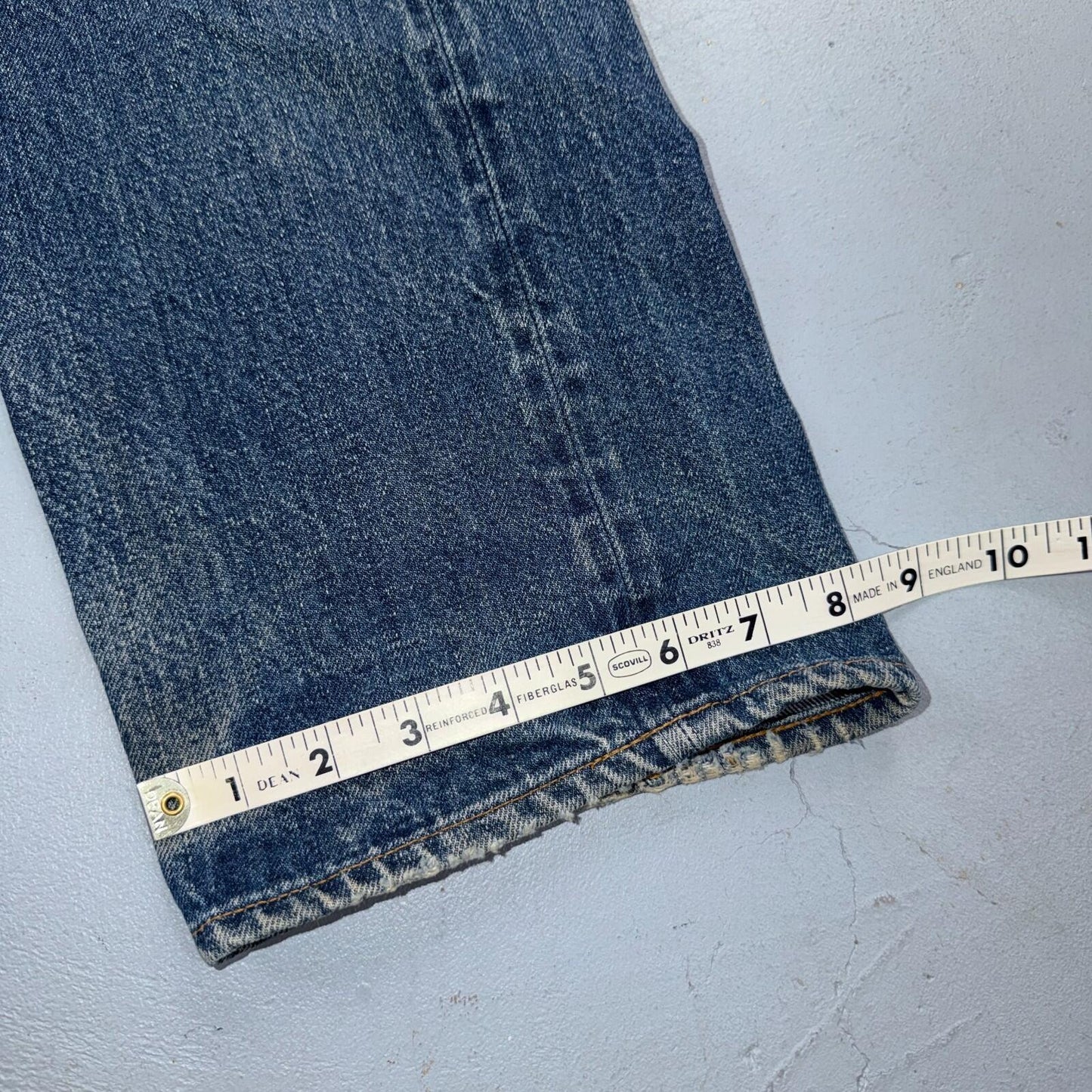 Levis 501 Vintage 70s SS Redline Selvedge USA XX Jeans Med Wash 35x40 Act 32x34