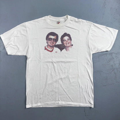Aviator Sunglasses VTG T Shirt Family Photo 2 Random People 1970s Vibe Funny