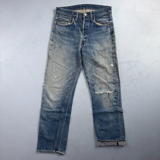 Levis 501 Vintage 70s SS Redline Selvedge USA XX Jeans Light Wash 31x33 Ac 30x29
