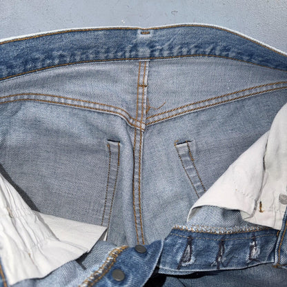 Levis 501 Vintage 80s Redline Selvedge USA XX Jeans Light Wash 30x31 Act 29x27