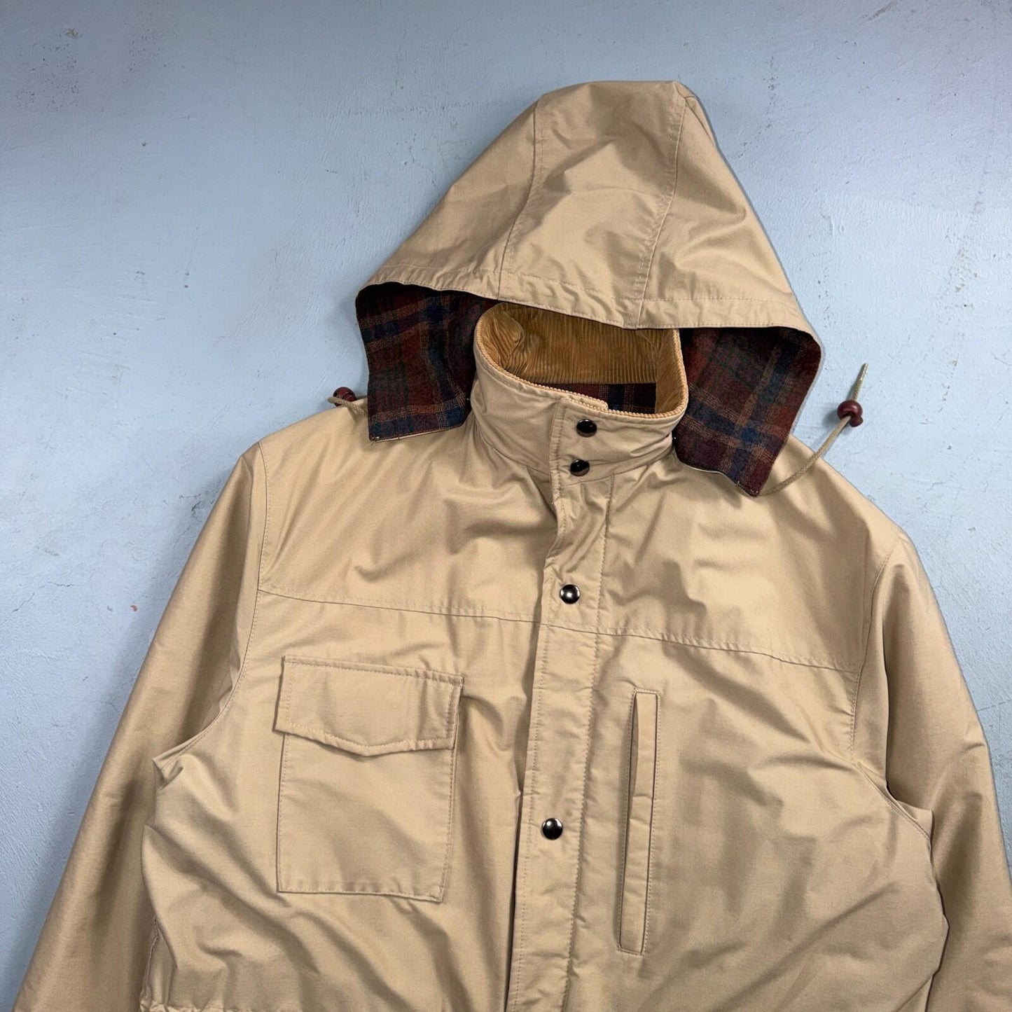 Pendleton Pen West Vintage Tan Beige Thinsulate Jacket Coat Made In USA Size L