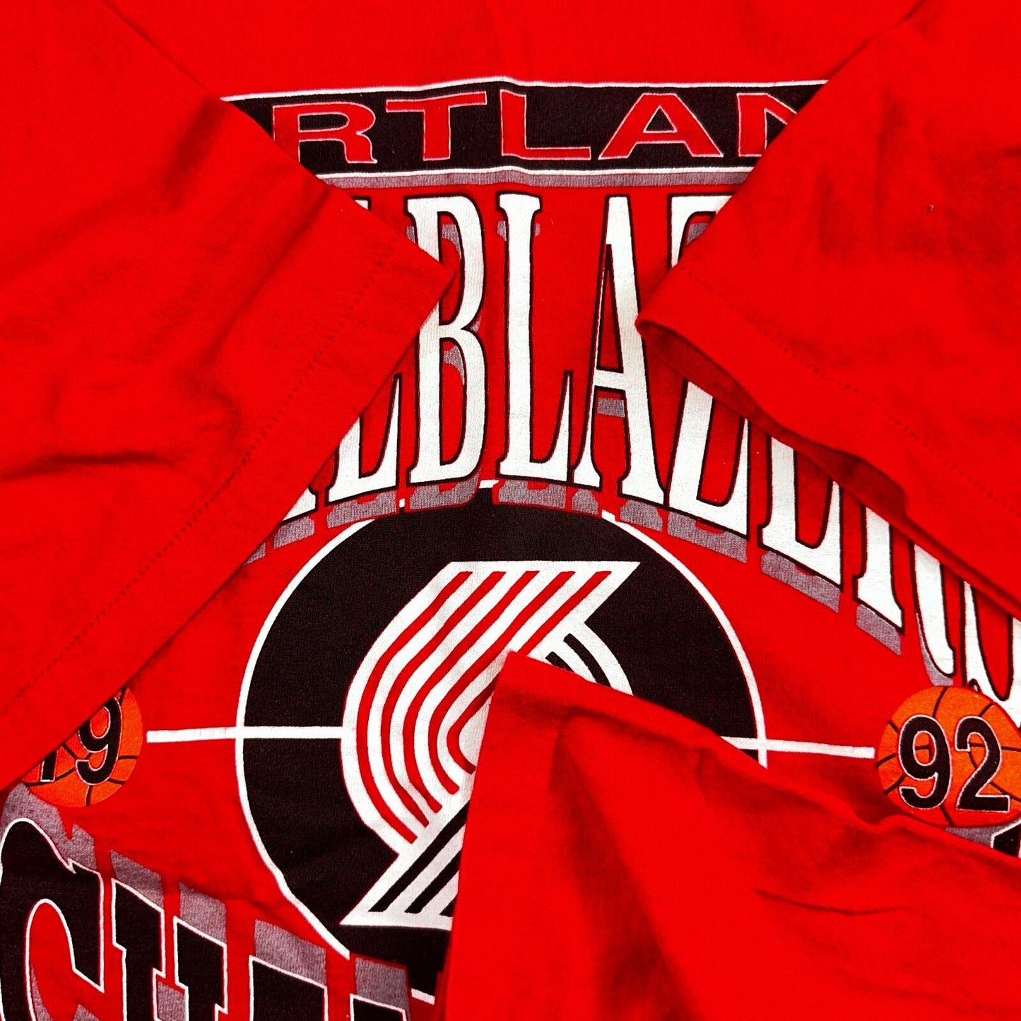 Portland Trail Blazers 1992 NBA Finals T-Shirt VTG Western Conference 2 Shirts