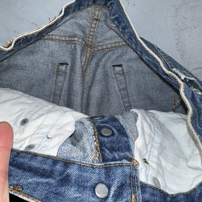 Levis 501 Vintage 80s Redline Selvedge USA XX Jeans Med Wash 32x32 Act 30x29