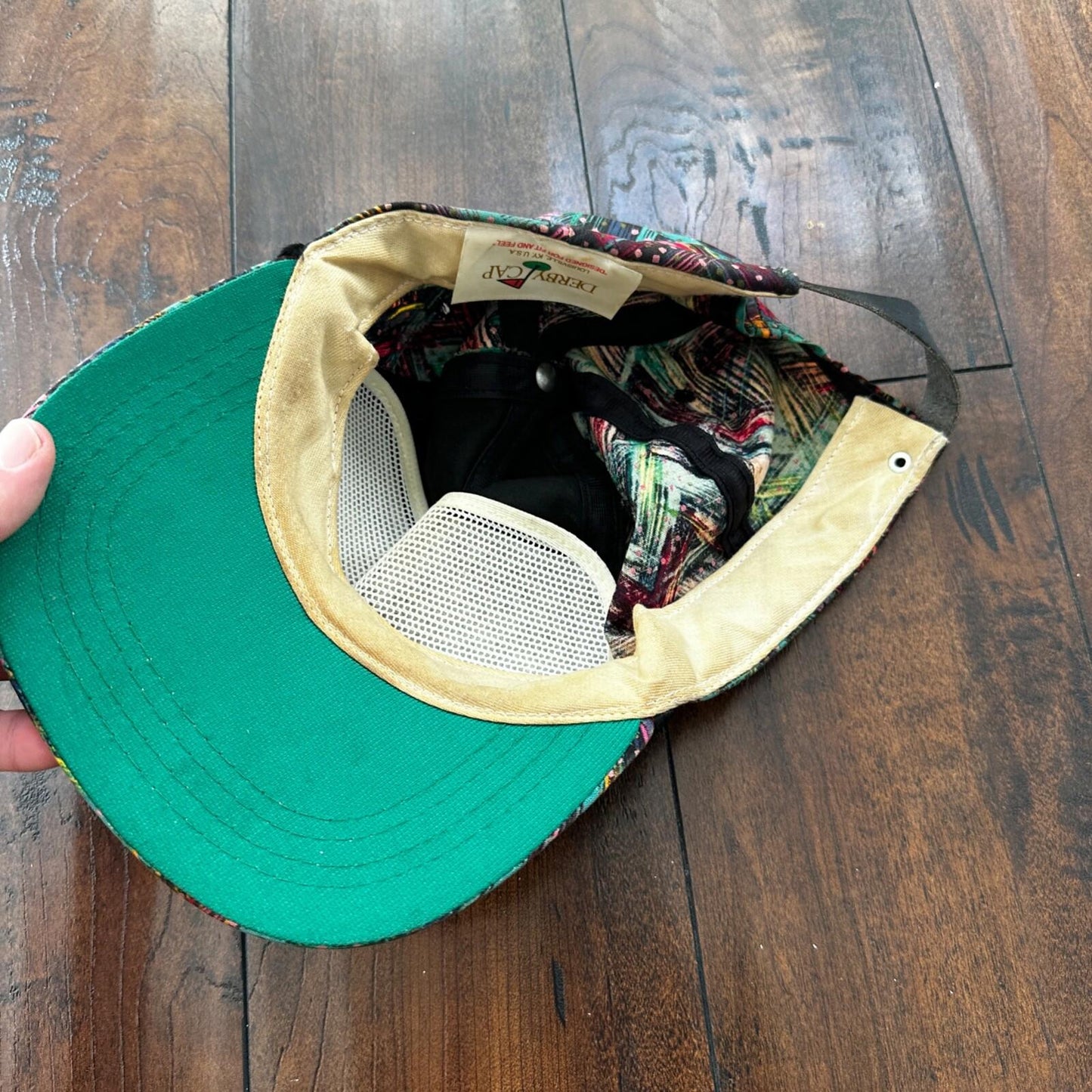 Elkorn Valley Disco Print Vintage Hat Cap Snapback 80s 90s USA Oregon Travel Rap