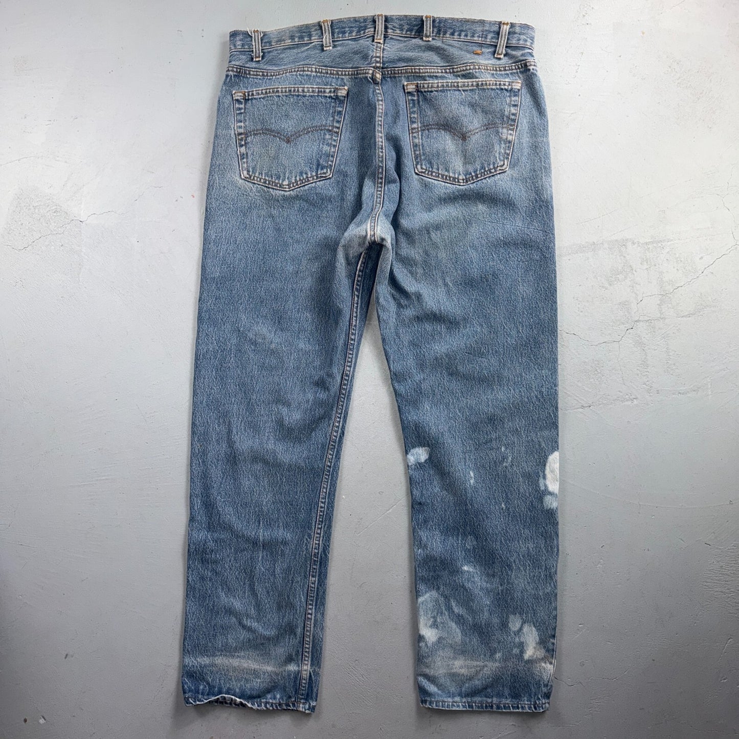 Levis 501 Vintage 80s USA XX Straight Leg Jeans Blue Light Wash 42x32 Act 40x31