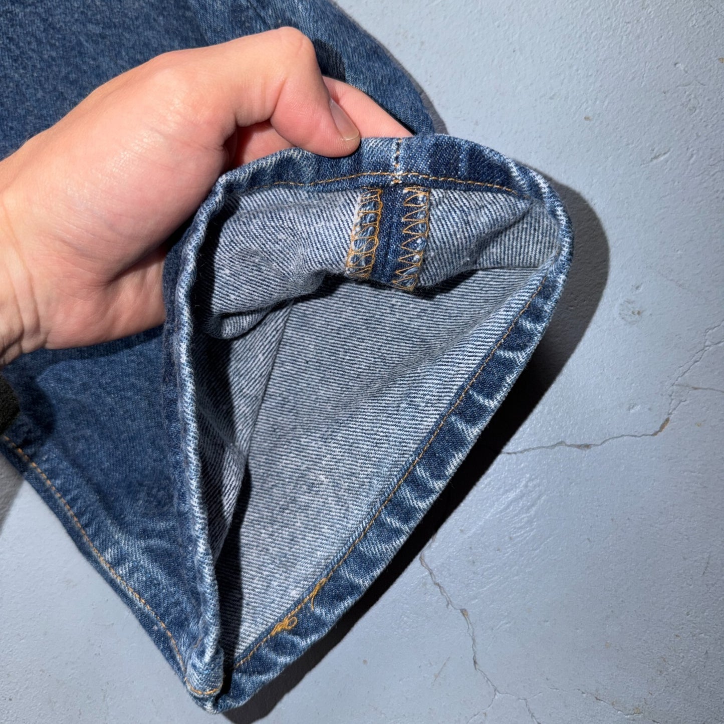 Levis 501 Vintage 80s USA XX Straight Leg Jeans Blue Med Wash 40x32 Act 39x29