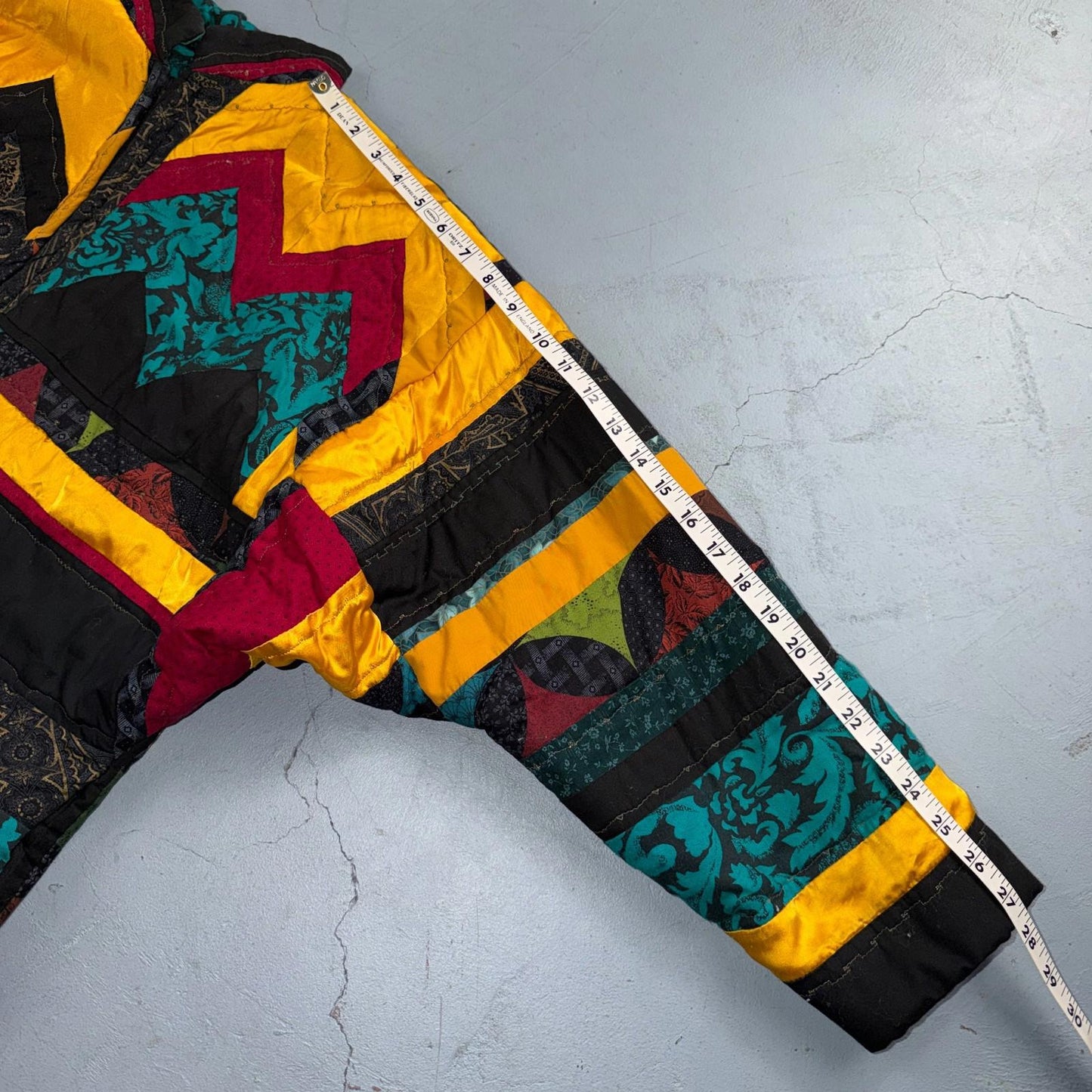 Hand Made Fashion 60s 70s Talon Vintage Ski Jacket Crazy Patterns One of a Kind