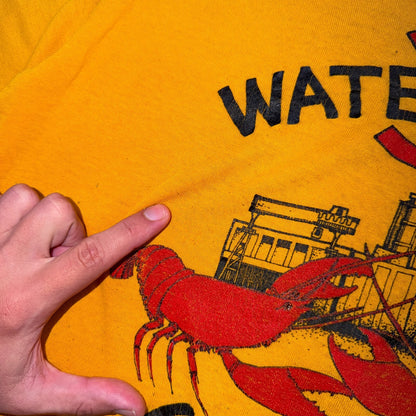 Lobsters Fighting Louisiana Waterford 80s VTG T Shirt 1980s Graphic Seafood Cool