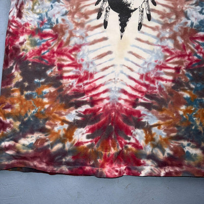 Tie Dye Native American Tribal VTG T Shirt 80s Hanes Beefy Art Single Stitch