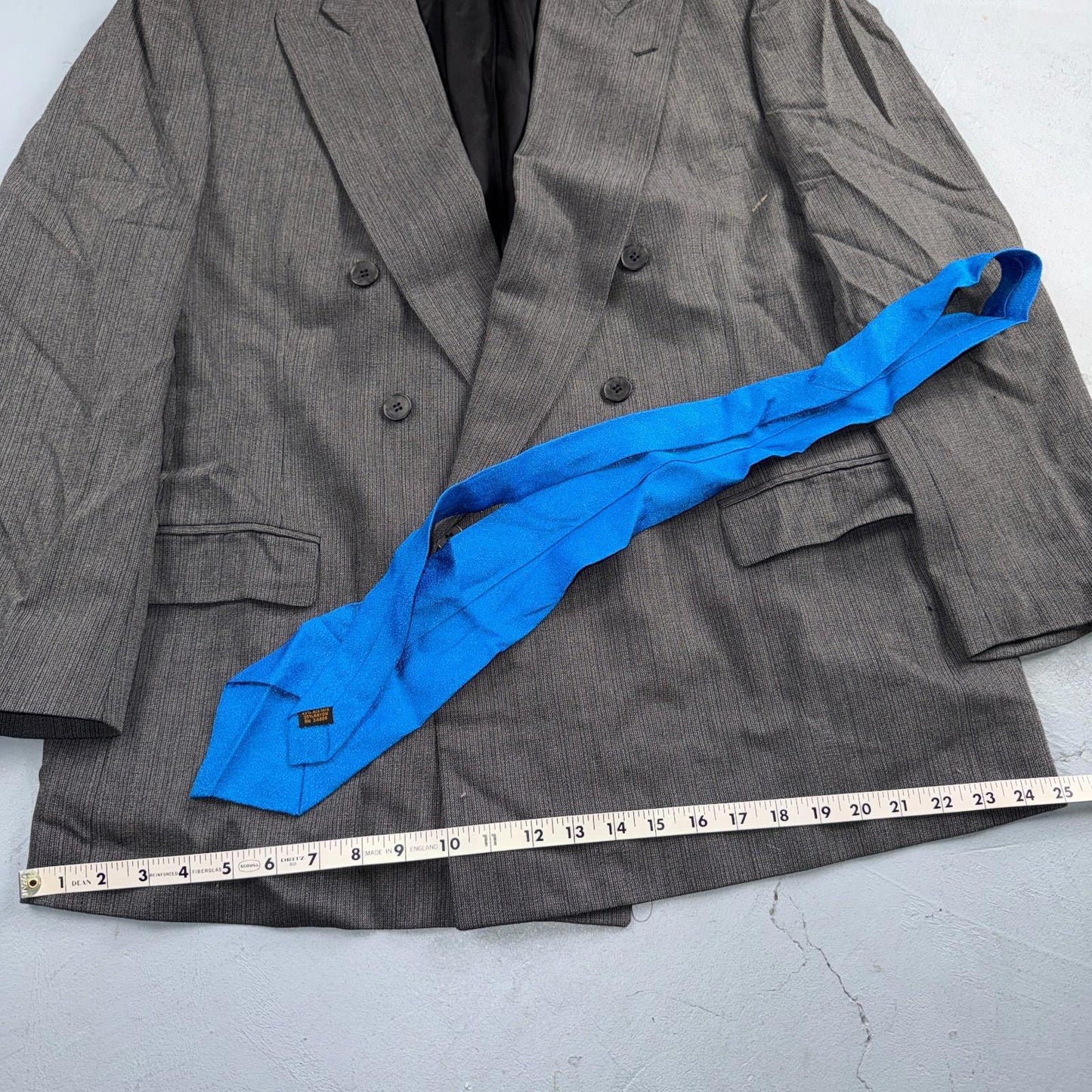 Nino Cerruti Men's Size 46 Double-Breasted Premium Blazer Jacket Made in USA