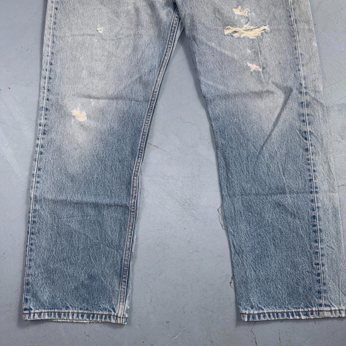Levis 501 Vintage Y2K XX Straight Leg Jeans Blue Light Wash 36x30 Act 33x27