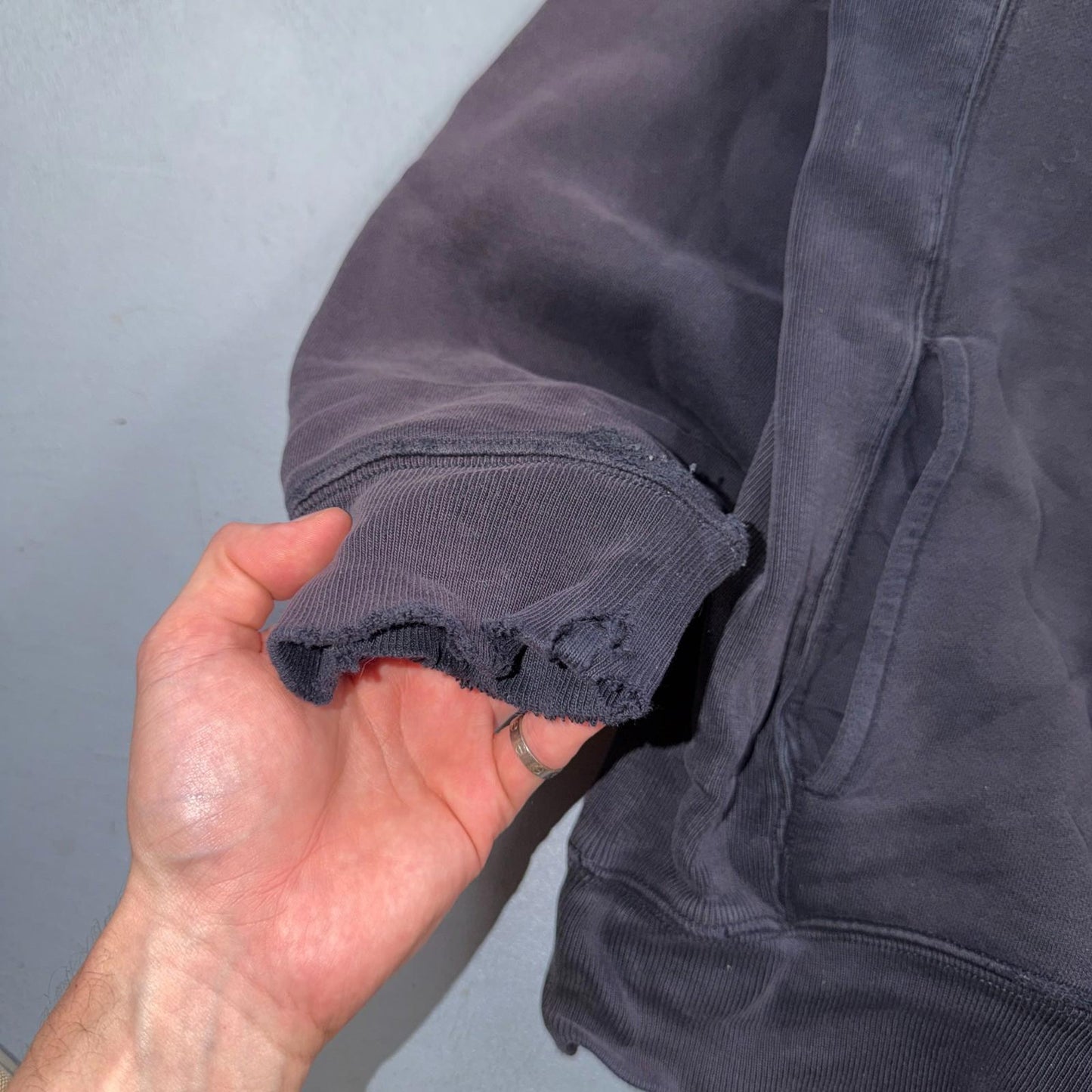 Eddie Bauer Sport Shop Full Zip Track Coach Jacket Thrashed Japan Large