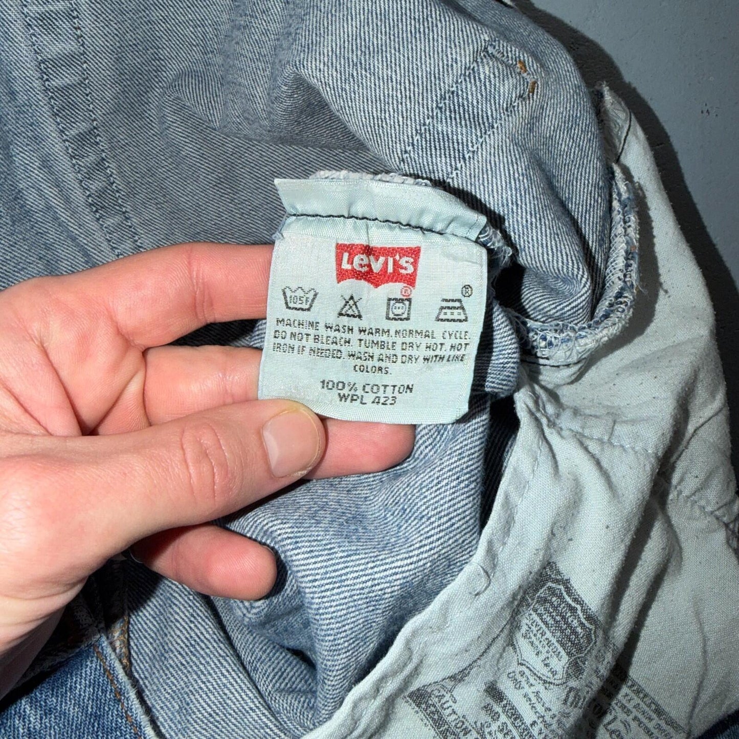 Levis 501 Vintage Y2K XX Straight Leg Jeans Blue Light Wash 40x32 Act 40x30