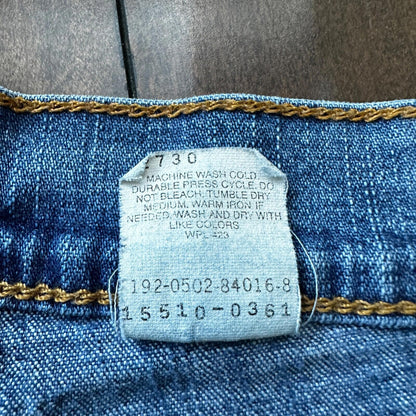 Vintage Levis 510 Jeans Womens 14 Blue Slim Fit Y2K Lower Rise Boyfriend 30x29
