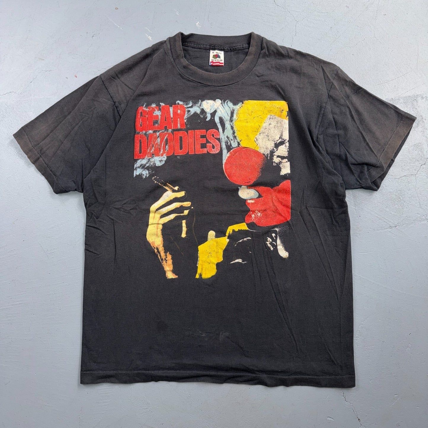 VTG 90s Gear Daddies Band Graphic Alternative Rock Country Rock T Shirt Black XL