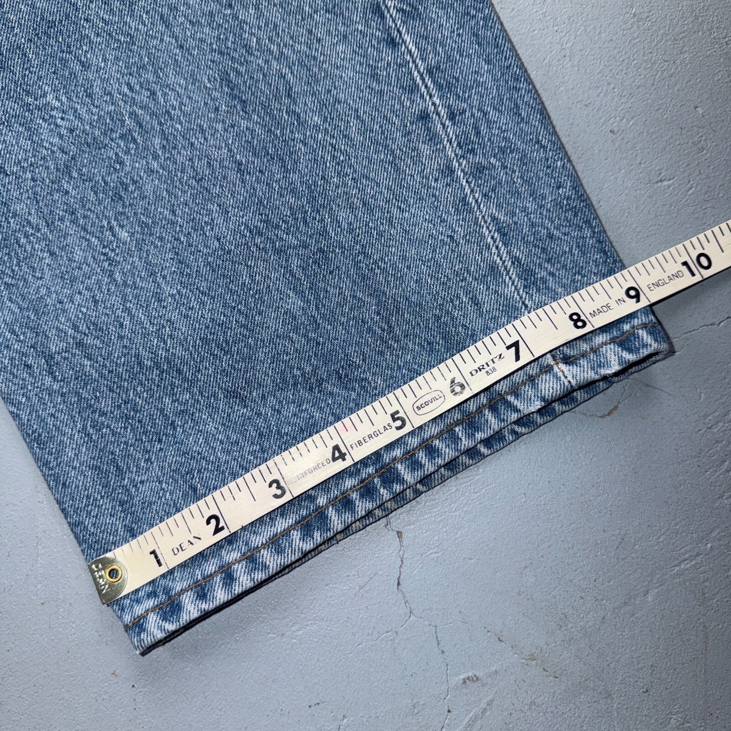 Levis 501 Vintage 80s USA XX Straight Leg Jeans Blue Light Wash 40x32 Act 39x31