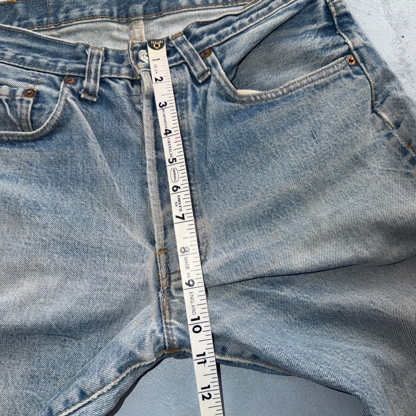 Levis 501 Vintage 80s Redline Selvedge USA XX Jeans Light Wash 32x38 Act 29x32
