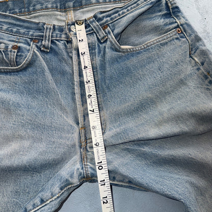 Levis 501 Vintage 80s Redline Selvedge USA XX Jeans Light Wash 32x38 Act 29x32
