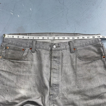 Levis 501 Vintage Y2K XX Straight Leg Jeans 40x30 Gray Wash 2000s Act 38x27