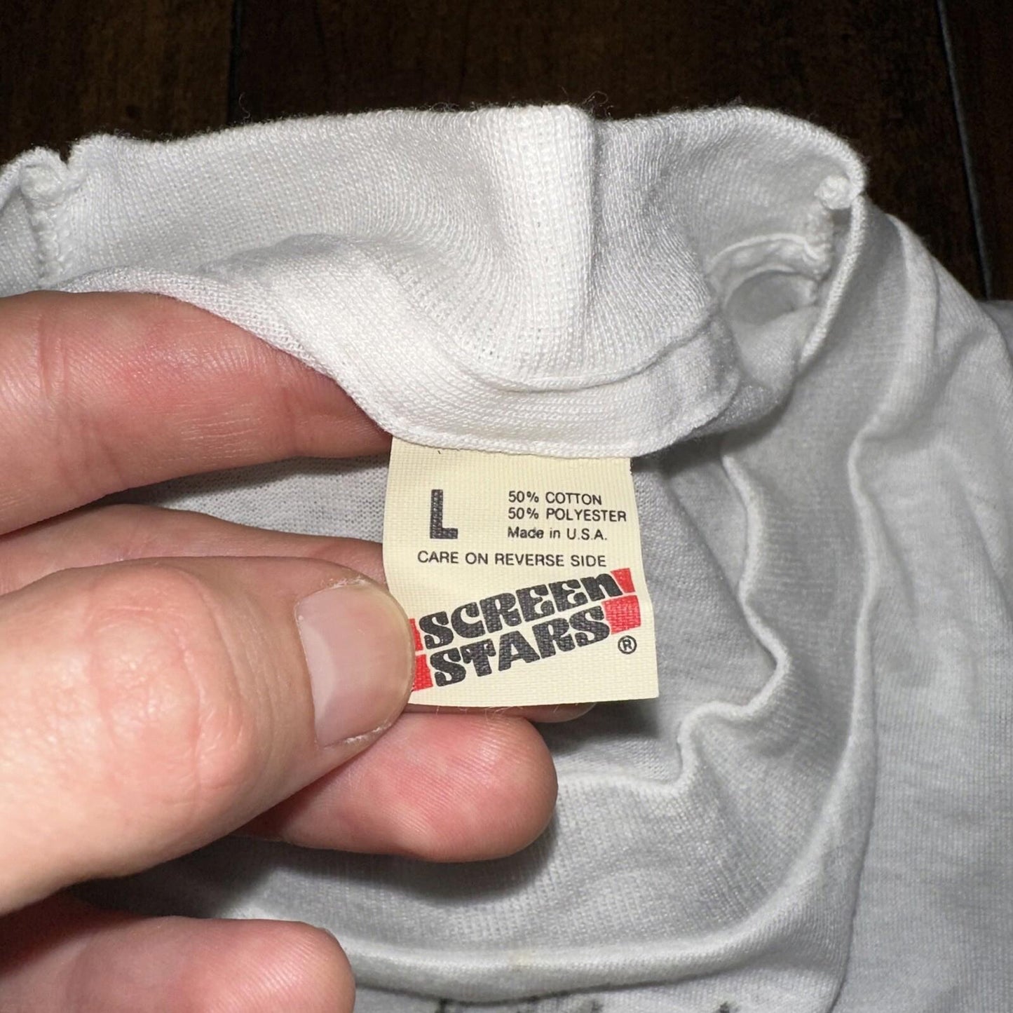 Paul Revere Raiders USA Vintage T Shirt 80s Screen Stars Autograph Confederate