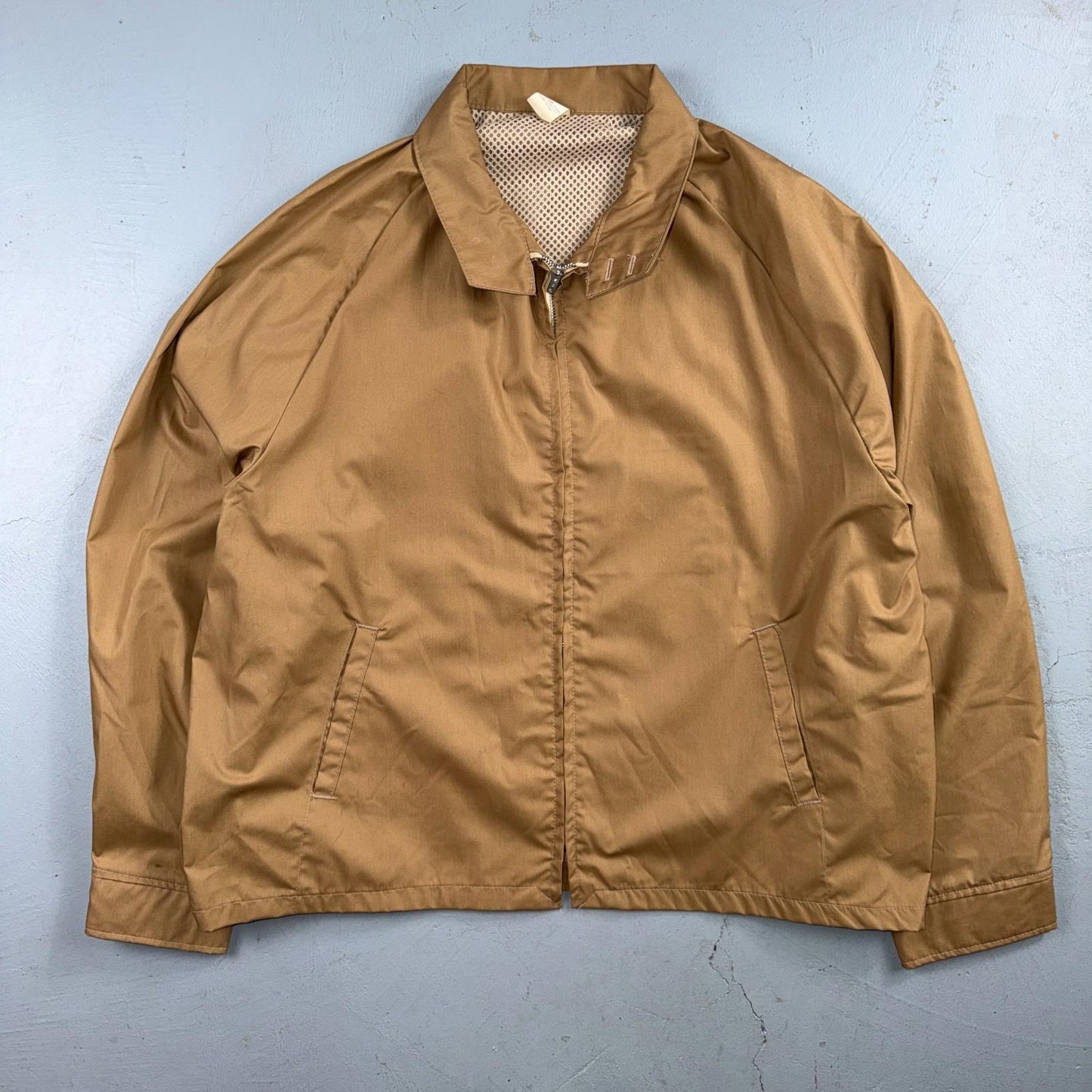 VTG 1970s 70s Sportswear Jacket Rockabilly Long Sleeve Talon Ricky Windbreaker