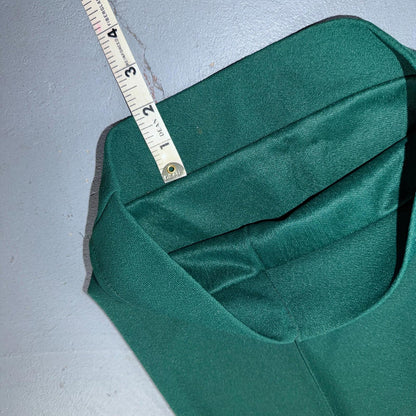 Vintage USA Rockabilly Womens Dress Pants 60s Bell Bottom Green Size 14 Boot Cut
