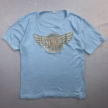VTG 70s REO Speed Wagon 1978 Tuna Tour Rock Music T Shirt Concert Baby Tee Band